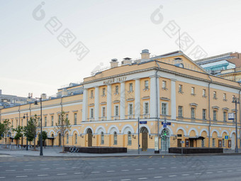 历史建筑马利<strong>剧院</strong>小<strong>剧院</strong>反对附近的指莫斯科<strong>剧院</strong>著名的文化具有里程碑意义的莫斯科俄罗斯