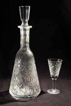 水晶玻璃水瓶玻璃