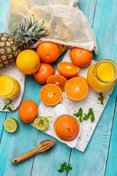 成分健康的自制的水果汁健康的饮食