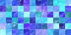 蓝色的阿卡淡紫色无缝的装饰瓷砖背景纹理
