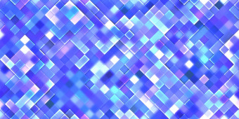 蓝色的无缝的明亮的广场背景色彩斑斓的马赛克网格灯纹理美丽的现代几何图形设计