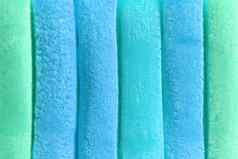 光天空蓝色的彩色的泡沫口香糖纹理新鲜橡皮糖美味的背景美味的背景宏特写镜头