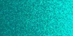 深海蓝色的绿松石调皮捣蛋的梯度背景马赛克像素艺术纹理水平像素梯度背景