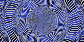 蓝色的圈艺术行动背景轮轮节奏背景中心概念