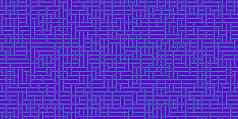 蓝色的紫罗兰色的绿松石无缝的大纲迷宫背景迷宫路径谜题概念困难逻辑心创造力抽象