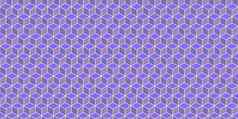 紫罗兰色的淡紫色靛蓝无缝的多维数据集模式背景等角块纹理几何马赛克背景