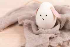 快乐复活节可爱的兔子有机复活节蛋复活节假期德科