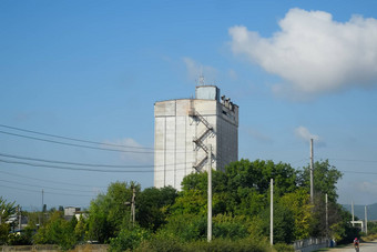 被遗弃的苏联<strong>粮食</strong>终端<strong>粮食</strong>电梯