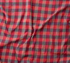 红色的网纹织物缝纫衣服波