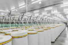 生产线程纺织工厂