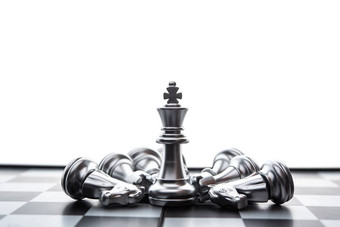 国际象棋董事会游戏概念业务的想法竞争