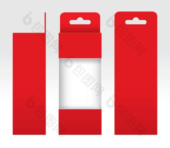 挂红色的<strong>盒子</strong>窗口减少包装模板空白空<strong>盒子</strong>红色的纸板礼物<strong>盒子</strong>红色的卡夫包纸箱溢价红色的<strong>盒子</strong>空