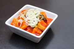 泡菜沙拉朝鲜文食物传统的