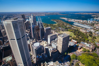 空中视图悉尼北