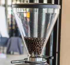 咖啡豆子咖啡机