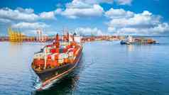 容器货物船进口出口全球业务在世界范围内