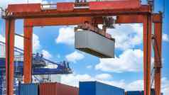 港货物起重机航运港口设备工业港口架