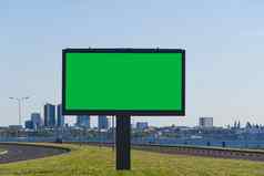 浓度关键广告牌背景城市景观海合适的广告空白广告牌户外广告浓度关键模型海报塔林爱沙尼亚
