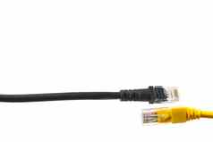 互联网线猫猫概念连接互联网网络提供建设修复高速互联网服务