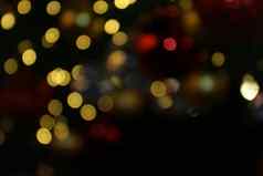 散景背景色彩斑斓的快乐圣诞节快乐一年散景照明发光晚上背景散景闪闪发光的光闪闪发光的壁纸