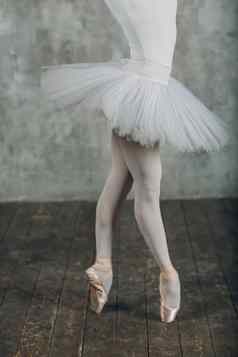 芭蕾舞美丽的风格现代芭蕾舞芭蕾舞舞者