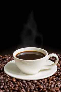咖啡杯背景咖啡杯咖啡杯黑色的后台支持