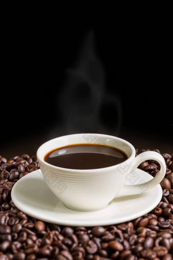 咖啡杯背景咖啡杯咖啡杯黑色的后台支持