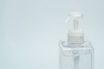 清晰的手洗手液清晰的泵瓶白色使用