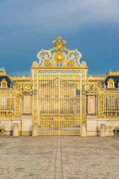 主要金通过外外观凡尔赛宫巴黎法国