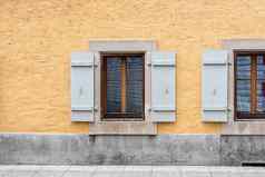 窗户百叶窗墙建筑日内瓦