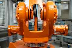 细节机器人手臂工厂汽车行业