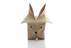 折纸兔子回收papercraft