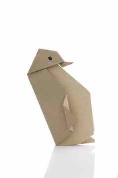 折纸企鹅回收papercraft