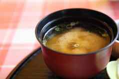 味噌汤日本食物