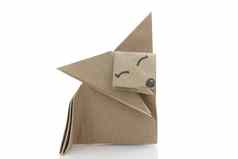 折纸狐狸回收papercraft