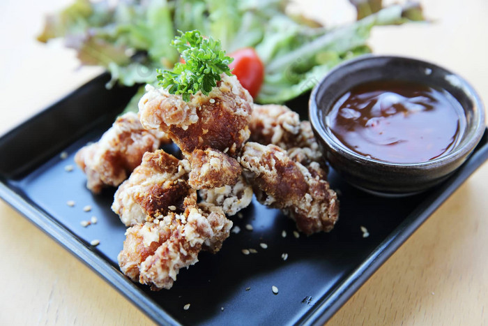 鸡karaage 三杯鸡