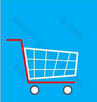 购物车向量购物车图标网络网站desig