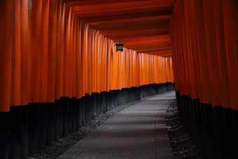 红色的托里门伏见inari神<strong>社</strong>《京都议定书》日本