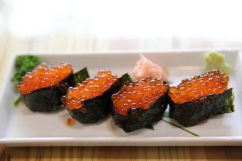 伊库拉寿司伊库拉海藻日本食物