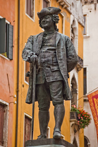 卡 罗戈尔多尼雕像威尼斯