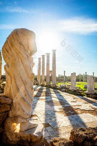<strong>大理石雕像</strong>太阳射线古老的列萨拉米斯