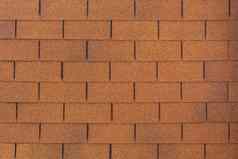 棕色（的）灵活的屋顶瓷砖平背景纹理矩形形式