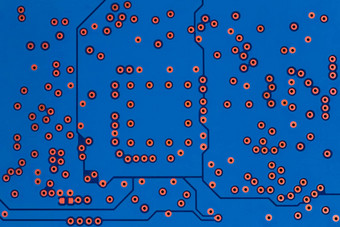 回来一边<strong>经典</strong>蓝色的颜色Curcuit董事会平背景组件