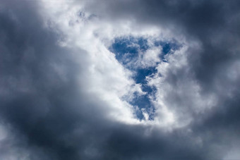 <strong>传入</strong>的风暴特写镜头Cloudscape3月日光大陆欧洲捕获长焦镜头