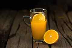 橙色汁橙色维生素食物喝营养健康的