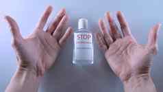 瓶手洗手液病毒