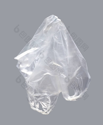 塑料袋清晰的塑料袋灰色的背景塑料袋清晰的浪费塑料袋清晰的垃圾污染垃圾浪费袋