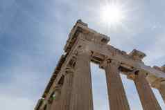 古老的希腊寺庙波塞冬古老的希腊万神殿Nea