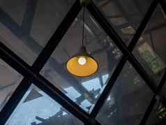 现代天花板光光灯泡挂天花板玻璃