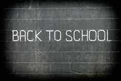 回来学校粉笔写作黑板背景